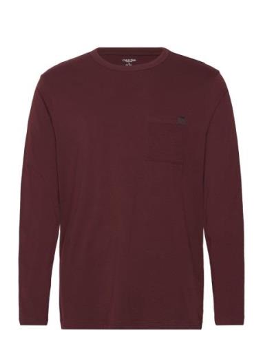 Calvin Klein L/S Crew Neck Burgundy