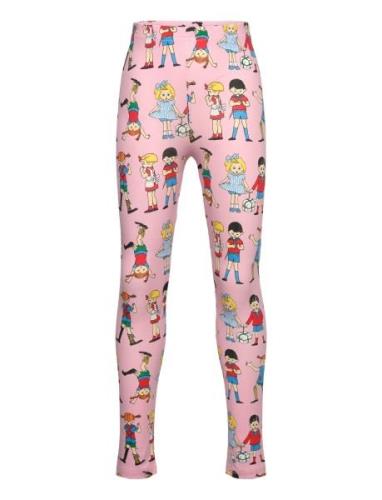 Pippi Langstrømpe Pippi And Friends Leggings Rosa