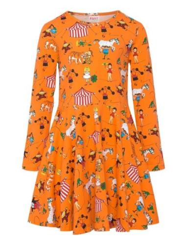 Pippi Langstrømpe Circus Pippi Dress Orange