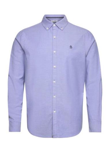 Original Penguin Ls Oxford Strtch No Blå