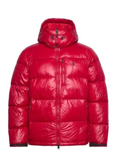 Polo Ralph Lauren The Gorham Glossed Down Jacket Röd