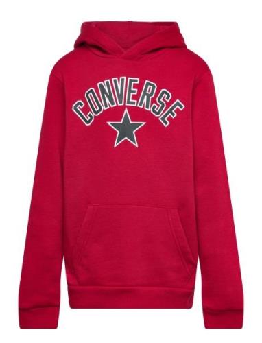 Converse Converse Arch Fleece Pullover Röd