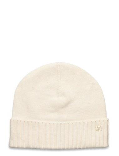 Lauren Ralph Lauren Wool-Blend Beanie Kräm