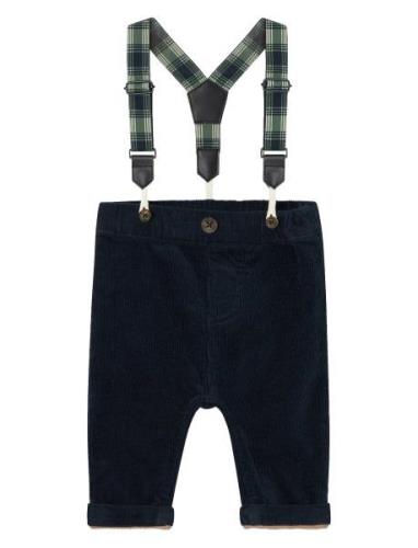 Name It Nbmben U Shape Cord Pants Wb 8200-Hb R Marinblå