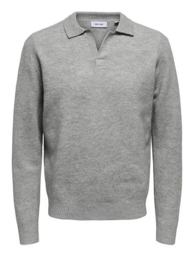 ONLY & SONS Onsraymond Reg 12 Resort Knit Grå