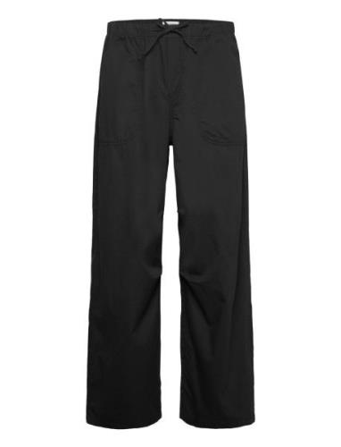 Weekday Loose Twill Trousers Svart