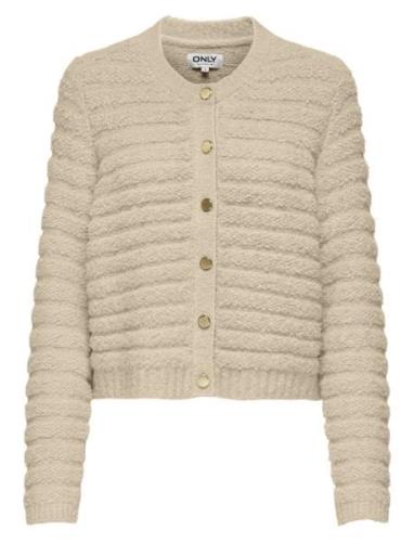 ONLY Onlandrea Life Ls O-Neck Cardigan Knt Kräm