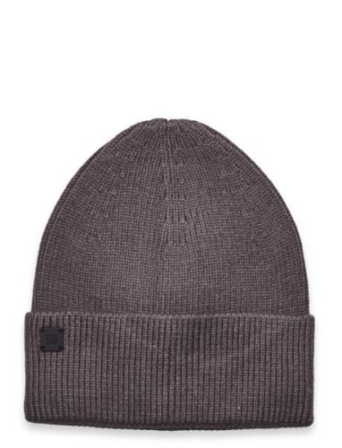 French Connection Ribbed Beanie Grå