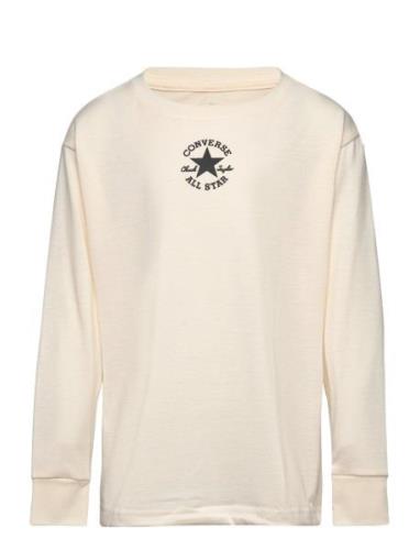 Converse Lk-L/S Knit Top Beige