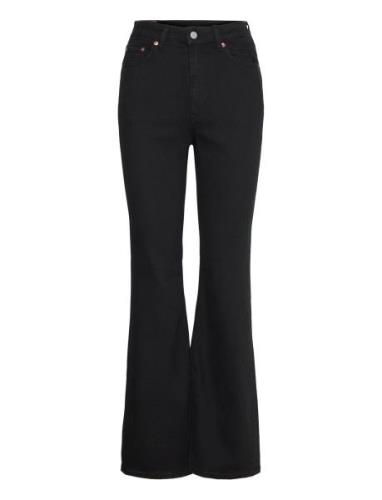 Weekday Curve High Flared Jeans Svart