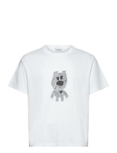 Weekday Boxy Lightweight Graphic T-Shirt Vit