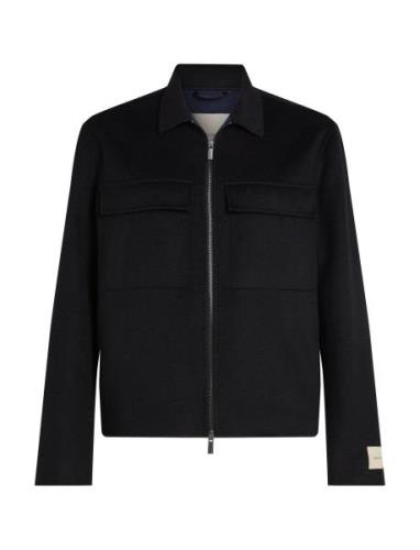 Calvin Klein 2 T Double Face Wool Jacket Svart