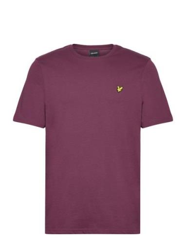 Lyle & Scott Plain T-Shirt Burgundy