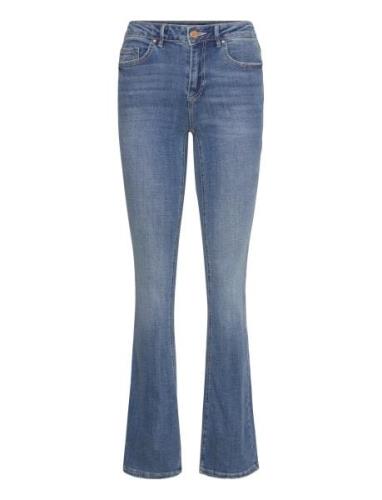 Vero Moda Vmflash Mr Flared Pocket Jeans Li347 Blå