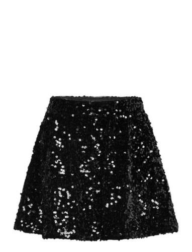 Kids Only Kogconfidence Sequins Skirt Jrs Svart