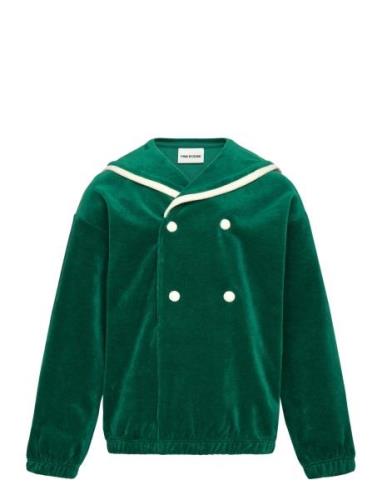 Mini Rodini Sailor Velour Sweatshirt Grön