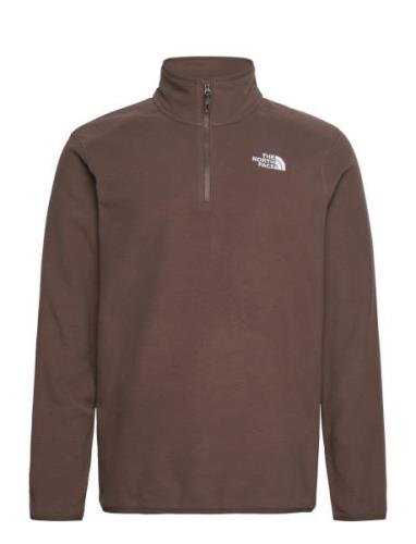 The North Face M 100 Glacier 1/4 Zip - Eu Brun