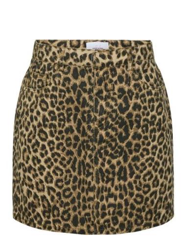 Vero Moda Girl Vmpippa Mr Short Leo Skirt Girl Brun