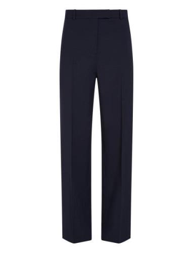 Tommy Hilfiger Cool Wool Relaxed Straight Pant Marinblå