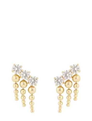 SNÖ Of Sweden Billie Small Tassel Ear G/Clear - Guld