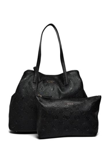 GUESS Vikky Ii Large 2 In 1 Tote Svart