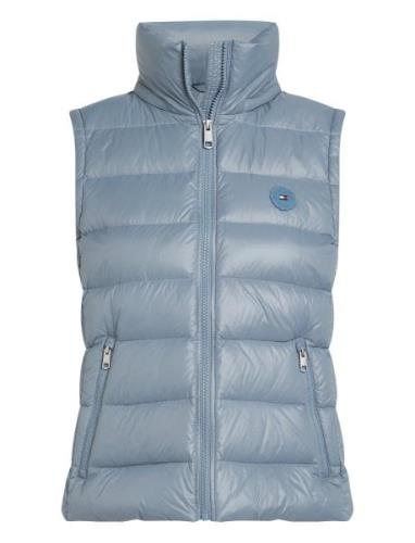 Tommy Hilfiger Lw Down Feminine Gloss Vest Blå