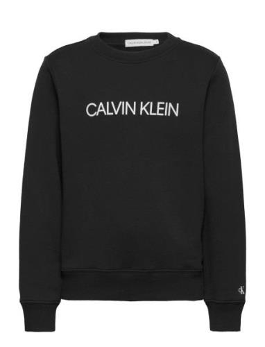 Calvin Klein Institutional Logo Sweatshirt Svart