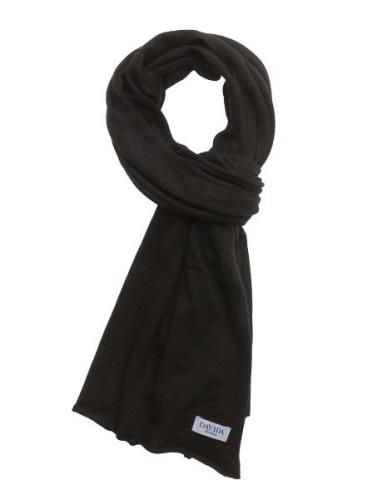 Davida Cashmere Big Classic Scarf Svart