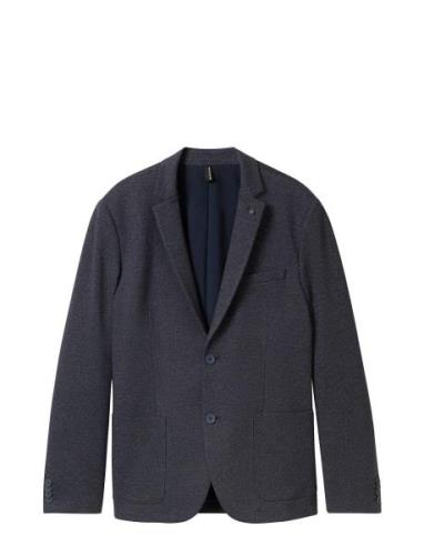 Tom Tailor Pique Blazer Marinblå