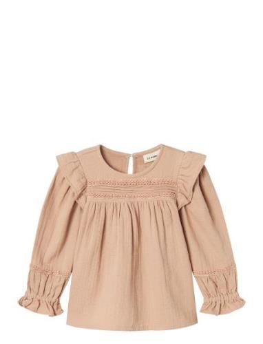 Lil'Atelier Nmfsalene Ls Loose Shirt Lil Rosa