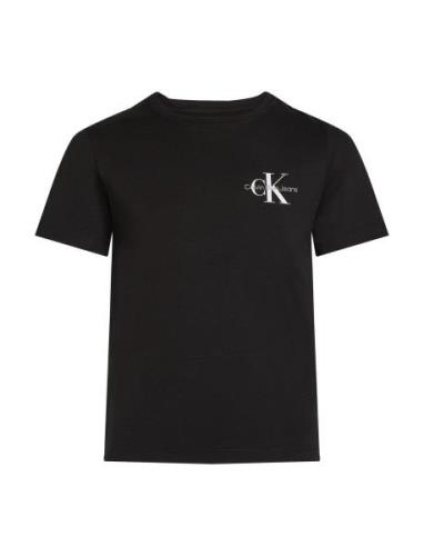 Calvin Klein Chest Monologo Ss T-Shirt Svart