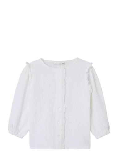 Name It Nmfloreen Ls Shirt Vit