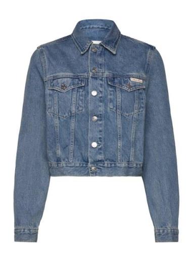 Calvin Klein Jeans Cropped 90S Denim Jacket Blå