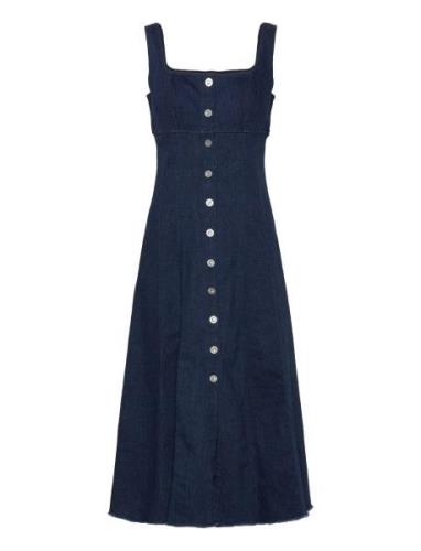 French Connection Arywode Denim Dress Marinblå