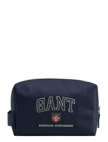 GANT Shield Wash Bag Marinblå