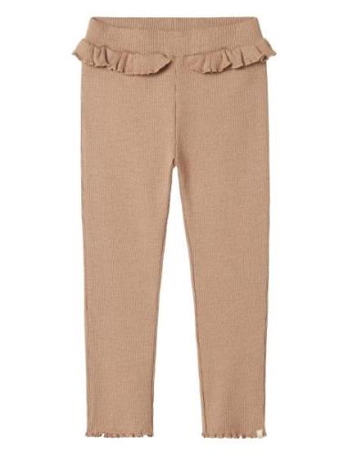 Lil'Atelier Nmfsophia Sim Pant Lil Beige