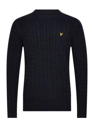 Lyle & Scott Cable Crew Neck Jumper Svart