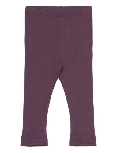 Minymo Leggings Rib Lila