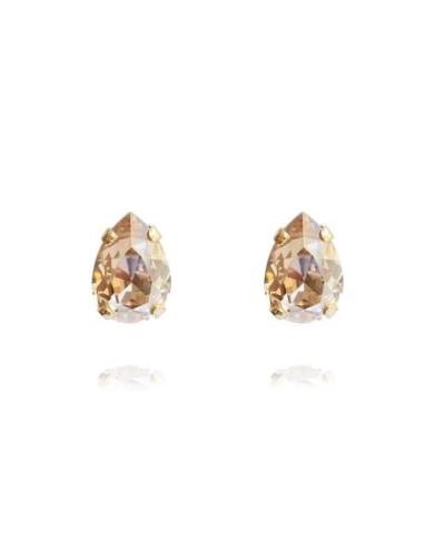 Caroline Svedbom Petite Drop Stud Earrings Gold Guld